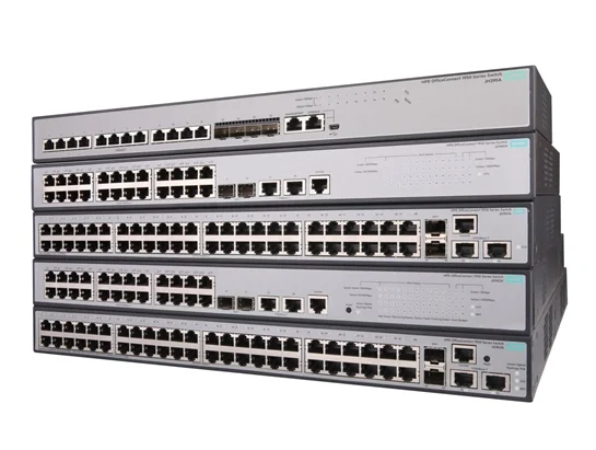 JG962A Switch HPE OfficeConnect 1950 24G 2SFP+ 2XGT PoE+ 24 ports Gigabit 4xSFP PoE+ 370 W 03