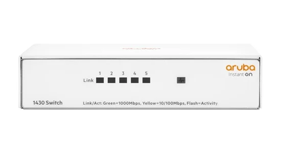R8R44A HPE Aruba Instant On 1430 5G Switch 5 ports Gigabit 02