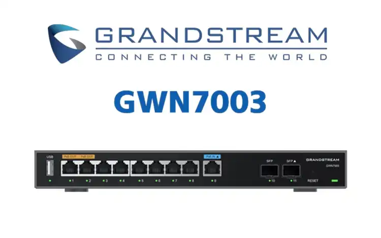 Grandstream GWN7003 sont des routeurs VPN Gigabit multi-WAN avec pare-feu intégrés qui permettent aux entreprises de créer des réseaux filaires, sans fil et VPN complets pour un ou plusieurs emplacements.