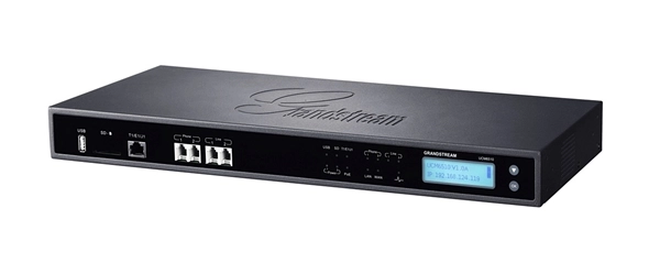 Appliance IPBX Maroc UCM6510 IPBX Grandstream Maroc, Grandstream UCM6510 sur site de niveau entreprise prend en charge les réseaux E1, T1 et J1 et offre une évolutivité en prenant en charge jusqu'à 2 000 utilisateurs. Offre une configuration et un déploiement rapides et faciles à l'aide de l'interface utilisateur du navigateur Web, qui propose la découverte automatique des points de terminaison Grandstream et le provisionnement sans configuration. 