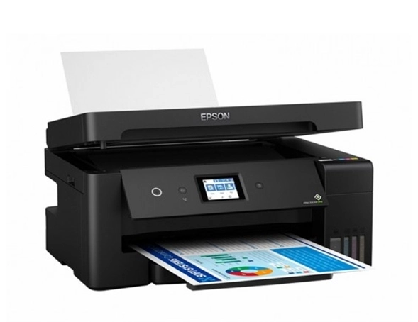 Imprimante jet d’encre Maroc C11CH96403 Epson EcoTank L14150 Maroc, Ce nouveau modèle Epson EcoTank L14150 est plus compact et simple d’utilisation que jamais. Ses réservoirs en façade sont conçus pour des recharges faciles et les bouteilles ont été mises au point de façon à empêcher toute erreur de remplissage des couleurs. Grâce à l’affichage du niveau de l’encre en façade, il est facile de savoir quand une recharge est nécessaire.