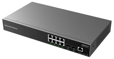 Gandstream GWN7801P Maroc Switch 8 ports PoE Maroc, C'est après une attente très attendue que nous présentons notre première gamme de commutateurs, Gandstream GWN7801P est constituée de commutateurs réseau gérés de couche 2+ qui permettent aux petites et moyennes entreprises de créer des réseaux d'entreprise évolutifs, sécurisés, hautes performances et intelligents, accessibles depuis le cloud.