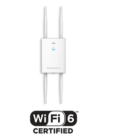 Point d’accès Wi-Fi 6 Maroc Point d’accè Wi-Fi 6 extérieur longue portée Grandstream GWN7664LR Maroc, Le Grandstream GWN7664LR est un point d'accès Wi-Fi 6 extérieur résistant aux intempéries, équipé d'un MU-MIMO double bande 4x4:4 avec technologie de formation de faisceau. Ce Point d’accès Wi-Fi extérieur offre un débit sans fil global rapide de 3,55 Gbit/s et 2 ports Ethernet Gigabit avec une conception d'antenne sophistiquée pour un débit réseau maximal. Portée de couverture WiFi étendue jusqu'à 300 mètres pour jusqu'à 750 clients sans fil AC6.