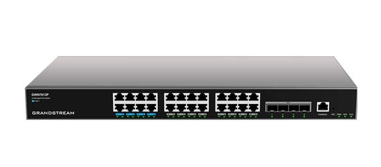 Switch 24 Ports Gigabit Maroc Switch 24 ports PoE Grandstream GWN7813P Maroc, Routage comprenant le routage statique, le routage dynamique et le routage politique pour réaliser la communication de données de routage entre différents segments du réseau. Plus simple, plus efficace et plus fiable. Serveur DHCP et relais pour attribuer une adresse IP aux hôtes du réseau. GVRP pour réaliser la distribution dynamique, l'enregistrement et la propagation des attributs des VLAN, réduire la quantité de configuration manuelle et garantir l'exactitude de la configuration. QoS, y compris la priorité des ports, le mappage des priorités, la planification des files d'attente, la mise en forme du trafic et la limite de débit. ACL pour réaliser le filtrage des paquets de données en configurant des règles de correspondance, des opérations de traitement et un calendrier, et fournir des politiques de contrôle d'accès de sécurité flexibles. 