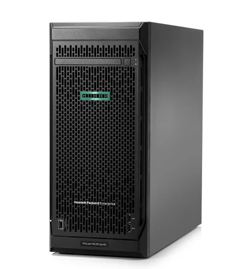 Serveur HPE ProLiant ML110 Gen10 4LFF Maroc Serveur HPE Maroc P21439-421 Maroc, Êtes-vous à la recherche d'un serveur tour d'une valeur exceptionnelle pour répondre aux exigences de votre petite et moyenne entreprise ? Le serveur HPE ProLiant ML110 Gen10 est une tour améliorée offrant performances, expansion et croissance à un prix abordable. Il répond aux besoins de la plupart des petites et moyennes entreprises et accélère le calcul de votre entreprise. Le serveur HPE ML110 Gen10 est un format tour monoprocesseur qui peut également être placé dans une armoire de serveur rack utilisant 4,5U d'espace rack. 