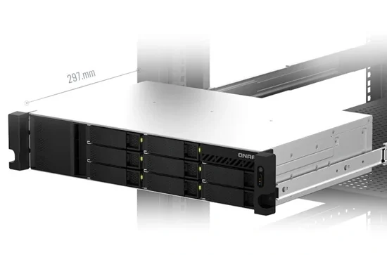 Serveur QNAP TS-873AeU-4G Maroc Serveur QNAP Maroc Serveur NAS 8 baies, Le QNAP TS-873AeU-4G est peu encombrant pour un déploiement flexible et est particulièrement adapté à plusieurs emplacements et applications, notamment les bureaux, les salles audiovisuelles et l'enregistrement de surveillance de sécurité. Remarque : les utilisateurs peuvent acheter le kit de rail RAIL-B02 en option pour déployer le QNAP TS-873AeU-4G dans un rack 19" suivant la norme ANSI/EIA-RS-310-D.