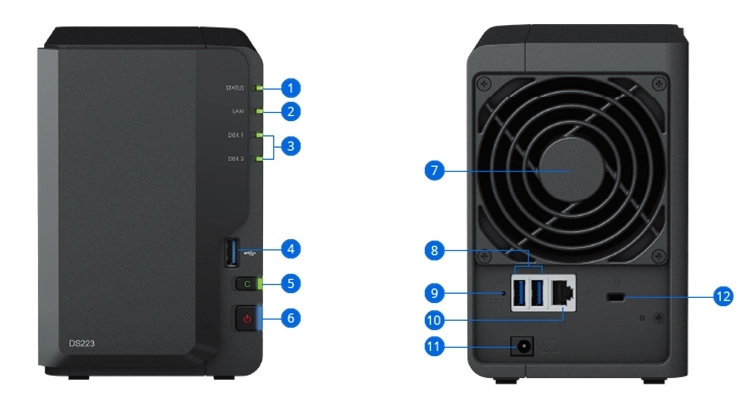 Serveur Synology DS223 Maroc Serveur DiskStation Maroc Serveur NAS