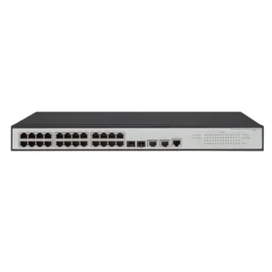 HPE OfficeConnect 1950 24G 2SFP+ Maroc Switch OfficeConnect 1950 24G 2SFP+ 2XGT Maroc Commutateur OfficeConnect 1950 24G 2SFP+ 2XGT JG960A Maroc, La série comprend 2 modèles standard et 2 modèles PoE+, des ports 24 et 48 GbE, chacun avec 2 ports 10GBASE-T et 2 ports 10G SFP+ à large bande passante. Un véritable empilement de 4 appareils maximum leur permet d’être logiquement administrés comme une seule entité. Les commutateurs prennent en charge le routage statique de couche 3 sur IPv4 et IPv6.