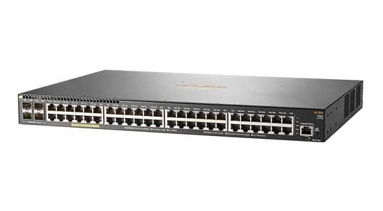 HPE 2540 48G Maroc Switch 2540 48G PoE Maroc Commutateur 2540 48G JL357A Maroc, La série de commutateurs HPE Aruba 2540 48G est conçue avec un puissant ASIC Aruba ProVision avec une faible latence, une mise en mémoire tampon de paquets accrue et une consommation d'énergie adaptative. 