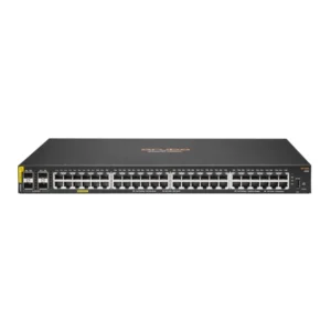 HPE Aruba 6000 48G Maroc Switch HPE 48 ports Maroc Switch Aruba 6100 48G JL675A Maroc, La gamme de commutateurs HPE Aruba 6100 48G est une gamme moderne de commutateurs d’accès d’entrée de gamme, qui sont la réponse idéale pour les succursales, les entreprises de taille moyenne et les réseaux PME.