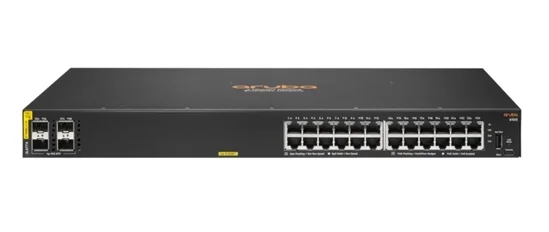 HPE Aruba 6100 24G Maroc Switch HPE 24 ports Maroc Switch Aruba 6100 24G JL677A Maroc, La gamme de commutateurs HPE Aruba 6100 24G offre la connectivité Gigabit avec des liaisons montantes haut débit et une fonction PoE en option, permettant d’assurer une connectivité d’accès filaire d’entrée de gamme, fiable et pratique pour les réseaux des PME et des succursales d’entreprise. 