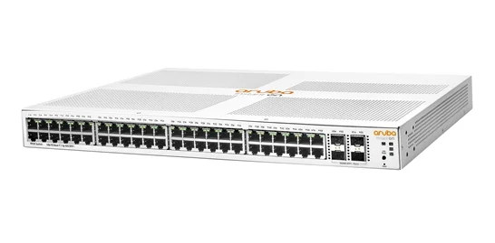HPE Aruba Instant On 1830 48G Maroc Switch Aruba Instant On 1830 Maroc Commutateur Instant On 1830 48G JL685A Maroc, Comprend un module de plateforme sécurisée (TPM) pour la génération et le stockage matériels protégés des clés cryptographiques utilisées pour la connexion au portail cloud Aruba Instant On. 