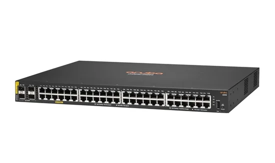 HPE Aruba CX 6000 48G Maroc Switc Aruba CX 6000 48G PoE Maroc Commutateur HPE Aruba CX 6000 48G R8N85A Maroc, Déployez des points d'accès sans fil et des appareils IoT avec les modèles de commutateurs Aruba CX 6000 qui prennent en charge jusqu'à 740 W d'alimentation sur Ethernet IEEE 802.3at classe 4 pour un maximum de 30 W par port.