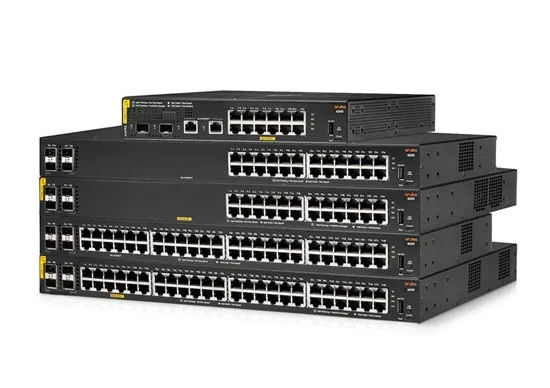 HPE Aruba CX 6000 48G Maroc Switc Aruba CX 6000 48G PoE Maroc Commutateur HPE Aruba CX 6000 48G R8N85A Maroc, Cette série entièrement gérée dispose de liaisons montantes intégrées pratiques avec jusqu’à 740 W de PoE de classe 4 pour prendre en charge les appareils IoT tels que les caméras de sécurité et les points d’accès sans fil. 