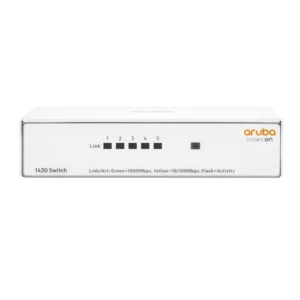 R8R44A Switch HPE Aruba Instant On 1430 5G Switch 5 ports 10/100/1000 non géré