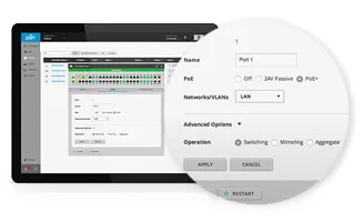 Commutateur Networks UniFi 48 ports PoE Maroc Ubiquiti US-48-500W Maroc Switch 48 ports PoE 500W Ubiquiti US-48-500W, Chaque port du Switch Ubiquiti US-48-500W offre des paramètres personnalisés : nom du port, PoE, configuration réseau/VLAN et mode de fonctionnement (commutation, mise en miroir ou agrégat).