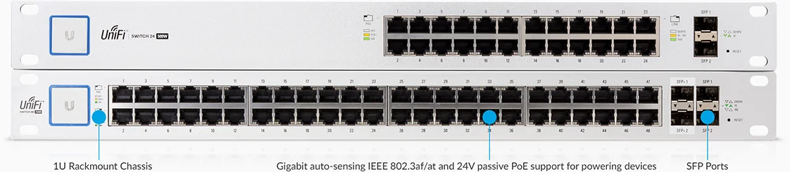 Commutateur Networks UniFi 48 ports PoE Maroc Ubiquiti US-48-500W Maroc Switch 48 ports PoE 500W Ubiquiti US-48-500W, Augmentez la capacité réseau de votre entreprise pour prendre en charge les ordinateurs, les imprimantes, le stockage et les appareils alimentés par Ethernet avec le Switch Ubiquiti US-48-500W à 48 ports Gigabit PoE+ Géré . 