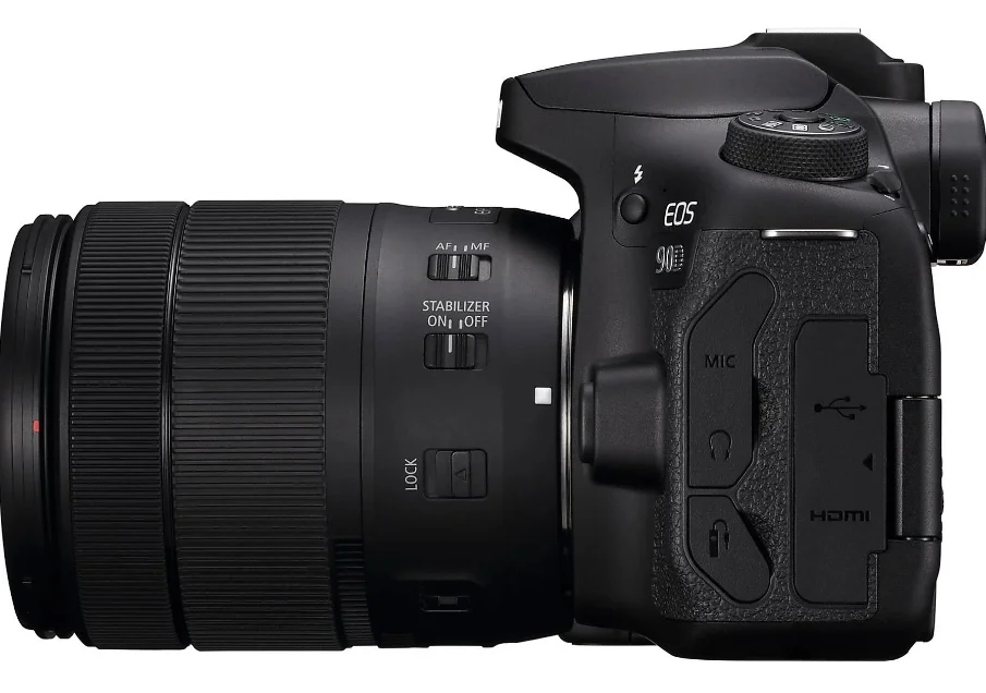 Canon EOS 90D Maroc Appareil photo numérique Reflex Maroc 3616C017AA, Bénéficiant de la prise de vue d'images fixes avec le viseur optique, un système de mise au point automatique à détection de phase de type croisé à 45 points sur une large zone offre une mise au point rapide et précise dans des conditions d'éclairage difficiles jusqu'à -3 EV.