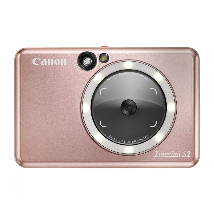 4519C006AB Maroc Appareil photo Compact Canon Zoemini S2 Rose Gold avec imprimante photo instantanée 8MP NFC Bluetooth