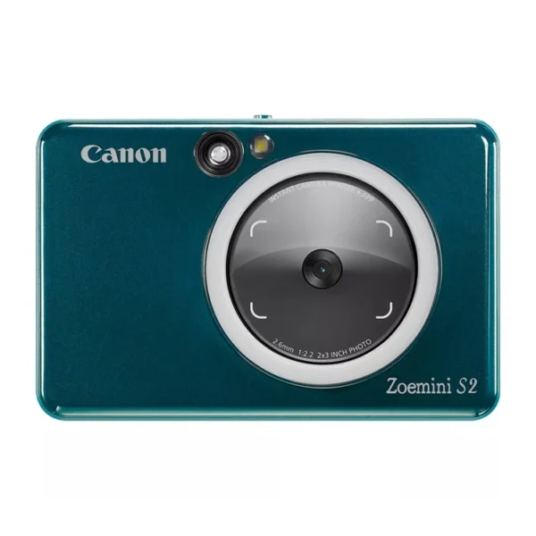 4519C008AB Appareil photo Compact Maroc Canon Zoemini S2 Teal Maroc imprimante photo Maroc, Save your favourite shots to a Micro SD card (sold separately) for printing later – handy if you run low on paper. From pocket to palm in seconds, each sticky-backed snap can be used to personalise your possessions. This sleek and slimline mini photo camera, available in Teal, Pearl White and Rose Gold, is the ultimate portable companion and includes Effects and Frames buttons for filter flair and cool customisation.