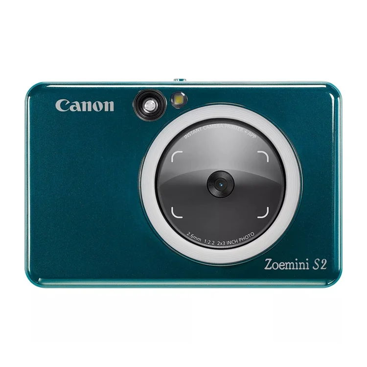 4519C008AB Maroc Appareil photo Compact Canon Zoemini S2 Teal avec imprimante photo instantanée 8MP NFC Bluetooth