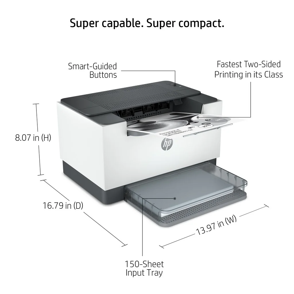 Imprimante Laser monochrome HP Maroc Imprimante HP laser mono Maroc HP LaserJet M211dw Maroc 9YF83A, Achevez aisément vos projets avec une configuration transparente ainsi que des boutons et un éclairage intelligents conçus pour une expérience intuitive. 