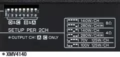 Yamaha XMV4140 Maroc Amplificateur de puissance Maroc 02