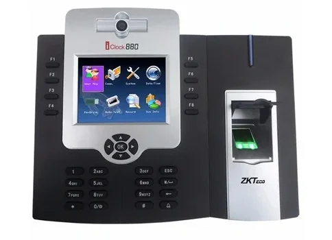 ZKTeco Iclock 880 Maroc Pointeuse ZKTeco Maroc Contrôle d’accès à empreinte digitale Maroc, Bienvenue dans le monde des solutions avancées de pointage et de contrôle d'accès avec le ZKTeco Iclock 880. Conçu pour répondre aux demandes croissantes des entreprises modernes, ZKTeco Iclock 880 est un terminal sophistiqué qui combine une technologie de pointe, des fonctionnalités inégalées et des fonctionnalités de sécurité de premier ordre. 