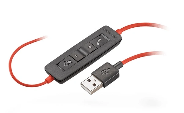 Poly Blackwire 3220 USB-A Grâce au serre-tête en métal léger et robuste qui assure une tenue personnalisée, votre micro-casque reste bien en place et vous permet de vous détendre lors de vos conversations. Les oreillettes en similicuir se plient pour un rangement facile. 