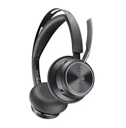 Lors d'un appel, le microphone sur tige intégré utilise la technologie Acoustic Fence de Poly pour garantir que vos interlocuteurs n'entendent que votre voix. L'ingénierie intelligente supplémentaire utilisée par Casque sans fil Poly Voyager Focus 2 support de charge USB-A (213727-01) ajoute encore plus de fonctionnalités, telles que la mise en sourdine/réactivation automatique en fonction de la position du micro, vous alertant si vous essayez de parler lorsque le son est coupé et signalant aux autres personnes autour de vous lorsque vous êtes occupé.