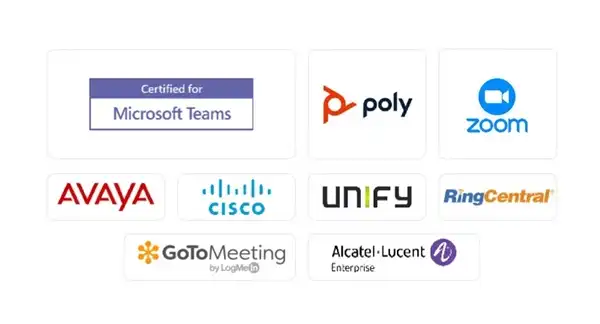 Poly Calisto 3200 Haut-parleur portable connexion USB Certifié Microsoft Teams (214181-01) 