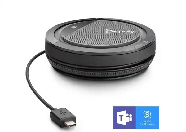 Poly Calisto 3200 USB-C Haut-parleur portable connexion USB-C Certifié Microsoft Teams (214182-01)