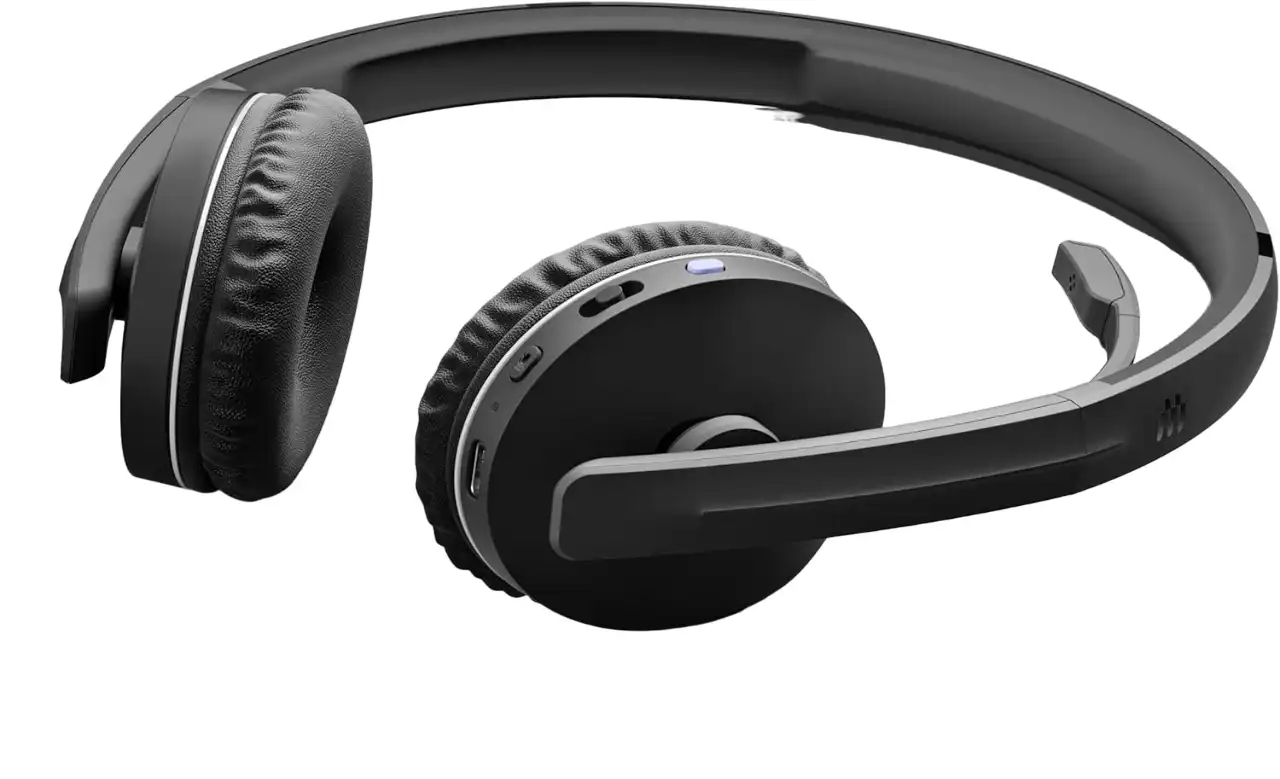 EPOS ADAPT 260 Maroc Micro-casque Maroc Casque sans fil Bluetooth Maroc 1000882 Maroc, Avec des coussinets d'oreille en similicuir épais et doux, permettant un confort toute la journée et un amortissement passif du bruit
