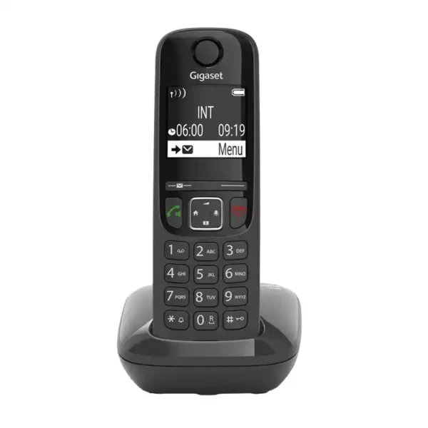 Téléphone Gigaset AS690 Maroc 4250366854557 Téléphone sans fil DECT Maroc, The first thing you notice about the Gigaset AS690 is its large, illuminated, black-and-white graphic display.