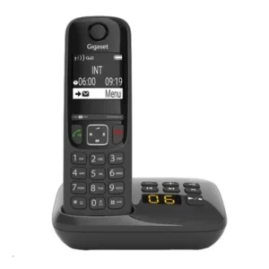 4250366854571 Téléphone Gigaset AS690A Maroc Téléphone sans fil DECT Maroc Téléphone avec répondeur, Avec le AS690A, vous pouvez créer une liste noire et ainsi bloquer jusqu'à 32 numéros. Lorsque vous activez la fonction, les appels provenant des numéros bloqués sont rejetés