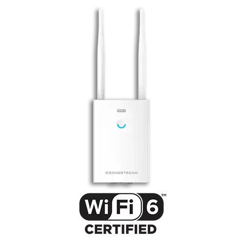 Grandstream GWN7660LR Maroc Point d'accès Wi-Fi 6 extérieur Maroc, Le Grandstream GWN7660LR est un point d'accès Wi-Fi 6 802.11ax longue portée conçu pour fournir une couverture réseau de nouvelle génération pour les environnements intérieurs et extérieurs. Il offre un boîtier certifié IP66 résistant aux intempéries