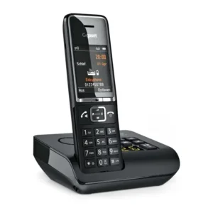 S30852-H3021-N104 Téléphone Gigaset Comfort 550A Maroc Téléphone sans fil avec répondeur Maroc, Gigaset Comfort 550A Autorisant une navigation des plus intuitives entre les menus grâce à la mise en place de touches directes et d’un menu à icônes, ce nouveau téléphone est intégralement protégé contre l’infiltration de corps solides supérieurs à 12.5mm grâce à sa certification IP20.