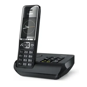 S30852-H3021-N104 Téléphone Gigaset Comfort 550A Maroc Téléphone sans fil avec répondeur Maroc, Gigaset Comfort 550A vous offre un accompagnement quotidien sans faille. Tandis que sa puissante batterie vous permet de communiquer sans interruption pendant près de 17 heures