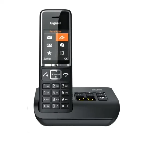 S30852-H3021-N104 Téléphone Gigaset Comfort 550A Maroc Téléphone sans fil avec répondeur Maroc, Gigaset Comfort 550A transforme votre expérience d’appel en processus agréable et fluide. Se distinguant pat son design élégant et intemporel, ce dernier offre un confort d’utilisation maximal grâce à sa toute nouvelle interface simplifiée