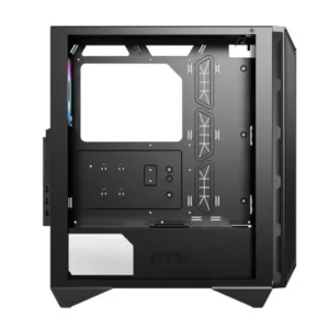 306-7G10R21-W57 MSI MPG GUNGNIR 110R Maroc Boîtier PC Gaming Maroc, Les prises d'entrée et de sortie audio dédiées prennent en charge divers appareils tels que des écouteurs et des casques, vous permettant d'écouter et de parler aux autres. Quatre ventilateurs ARGB de 120 mm sont préinstallés, trois à l'avant et un à l'arrière, favorisant la circulation de l'air dans votre système.