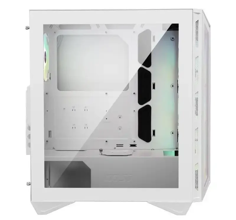 306-7G10W21-W57 Boîtier PC Gaming MSI MPG GUNGNIR 110R White, Le panneau avant peut accueillir un radiateur jusqu'à 360 mm tandis que le panneau supérieur vous offre suffisamment d'espace pour un radiateur de 240 mm