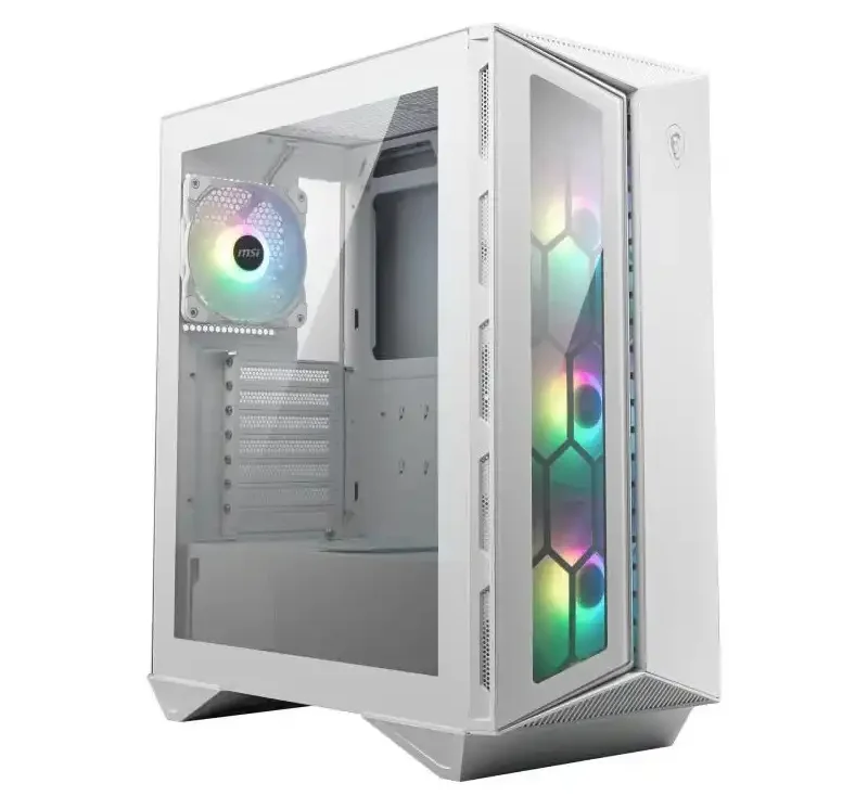 306-7G10W21-W57 Boîtier PC Gaming MSI MPG GUNGNIR 110R White, le MSI MPG GUNGNIR 110R white vous offre une base fiable pour votre système avec une installation facile des composants.
