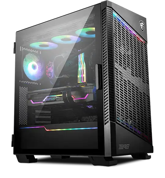 306-7G18P25-809 MSI MPG VELOX 100P AIRFLOW Boîtier PC Gaming moyen, MSI est de retour avec un nouveau design de boîtier, et nous avons eu l'occasion de l'intégrer et de le tester car nous produisons une vidéo pour eux avec des informations mises à jour sur la façon d'activer le démarrage sécurisé et le TPM pour une mise à niveau vers Windows 11 