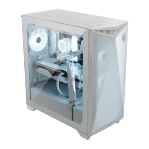 306-7G21W21-W57 Boîtier PC Gaming MSI MPG GUNGNIR 300R AIRFLOW White, Tous les modèles MSI MPG GUNGNIR 300P AIRFLOW White sont livrés avec un support de GPU