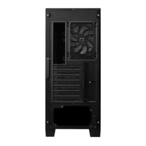 306-7G23R21-809 Boîtier PC Gaming MSI MAG FORGE 320R AIRFLOW, La ventilation frontale en maille métallique améliore non seulement l'admission d'air, mais ajoute également à l'attrait esthétique du boîtier