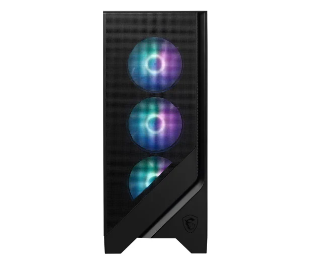 306-7G23R21-809 MSI MAG FORGE 320R AIRFLOW Boîtier PC Gaming moyenne, Le boîtier du système MSI MAG FORGE 320R AIRFLOW est conçu pour un refroidissement optimal, avec un espace pour jusqu'à trois ventilateurs de 120 mm à l'avant
