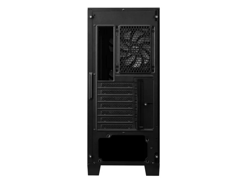 306-7G23R21-809 MSI MAG FORGE 320R AIRFLOW Boîtier PC Gaming moyenne, MSI MAG FORGE 320R AIRFLOW est complété par un panneau latéral vitré en verre trempé, vous permettant de mettre en valeur les composants et l'éclairage de votre configuration