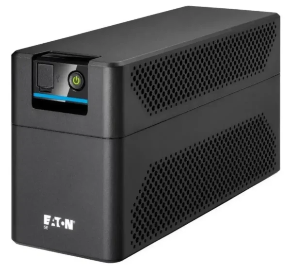 5E1200UF Eaton 5E Gen2 1200VA Onduleur Line-interactive 1200 VA 4 prises, L’onduleur Eaton 5E Gen2 1200VA offre une protection électrique abordable pour les applications critiques dans les environnements résidentiels et professionnels. Protection de l’alimentation L’onduleur Eaton 5E Gen2 1200VA protège vos applications et vos données contre les pertes de puissance inattendues. 