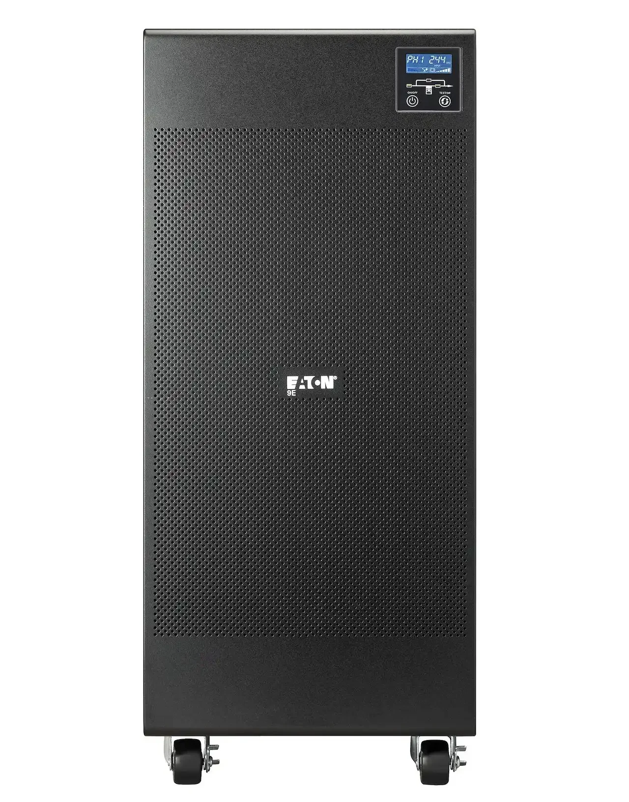 Onduleur On-line Eaton 9E 9E20KI Eaton 9E 20 kVA 16 kW Eaton 9E 20kVA, l'onduleur Eaton 9E 20kVA contribue à réduire la consommation d'énergie et les coûts d'exploitation tout en minimisant l'empreinte carbone. L'onduleur fonctionne avec une efficacité allant jusqu'à 95 % en mode en ligne