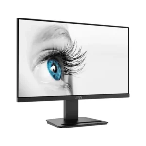 9S6-3BA9CH-042 MSI PRO MP2412 Maroc Écran 23.8 pouces Full HD, Doté d'une fréquence de 100Hz, d'une résolution de 1920x1080 et d'une taille de 24", ce produit MSI est un atout indéniable pour les bureaudix et les gamers.